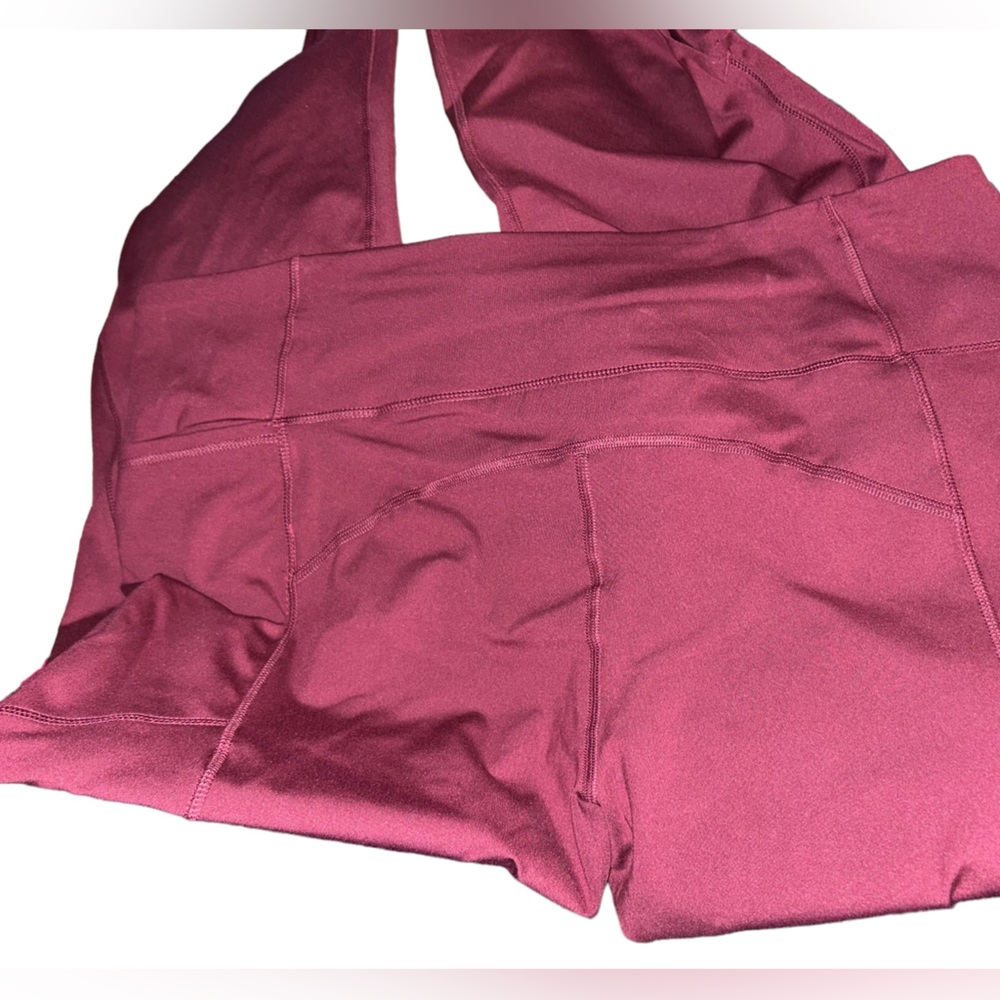 NWT Avia Burgundy Flare Yoga Pants - Picture 2 of 6